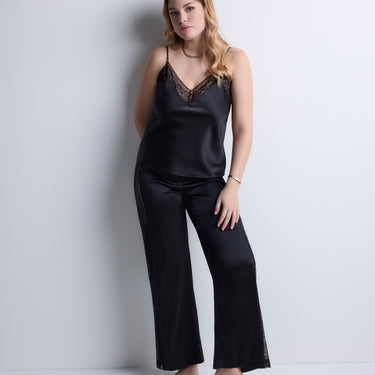 Midnight Whisper camisole silk lace back