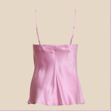 Marjolaine Soie Unie Odon camisole silke crocus lilla 2