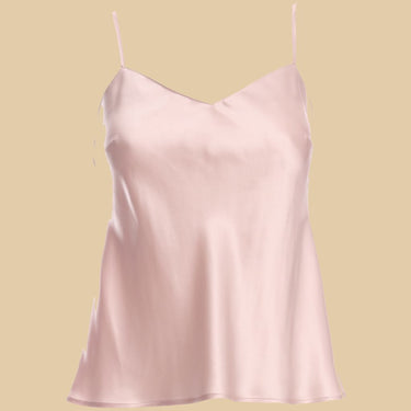 Marjolaine Soie Unie Odon camisole silke poudre Lyserød 1