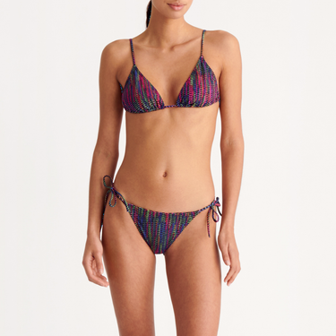ERES Cameleon Rayon bikinitop lille trekant cameleon mønster blå 4