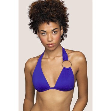 Andres Sarda Adichie bikinitop vatteret trekant crazy blue Blå 1