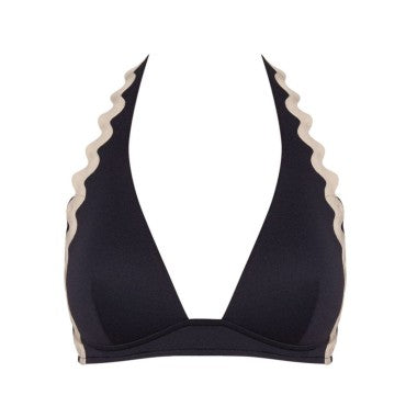 Andres Sarda Drew bikinitop vatteret trekant navy blue Blå 6
