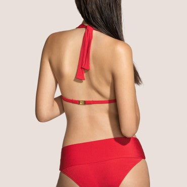 Andres Sarda Gray bikinitop vatteret trekant scarlet red Rød 2