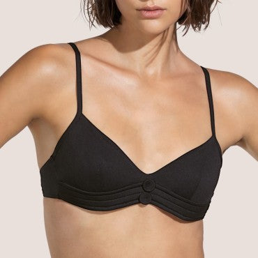 Andres Sarda RODERO bikinitop med bøjle black Sort 1