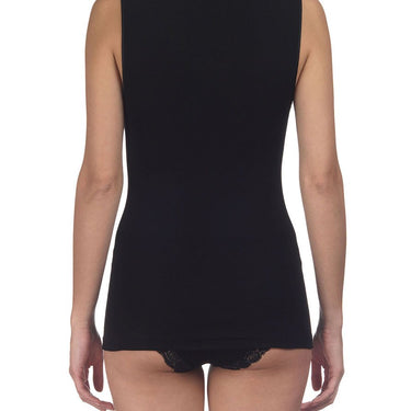 Lana Seta tank top uld/silke glat med satin kant