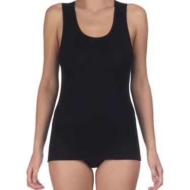 Lana Seta tank top uld/silke glat med satin kant