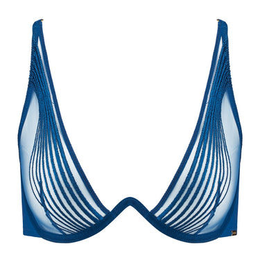 Aubade Sumptuous Waves speciel bh trekant imperial blue Blå 6