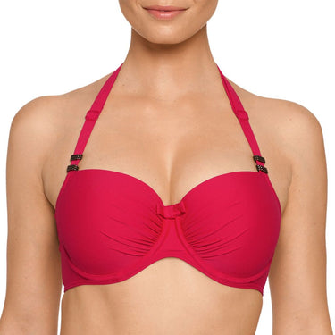 PrimaDonna Swim Cocktail bikinitop med bøjle vatteret balconet red captain Rød 2