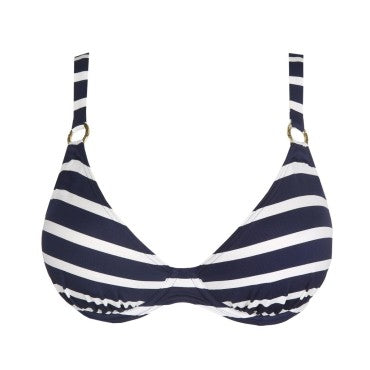PrimaDonna Swim Nayarit vatteret bikinitop med bøjle dybt V water blue Blå 10