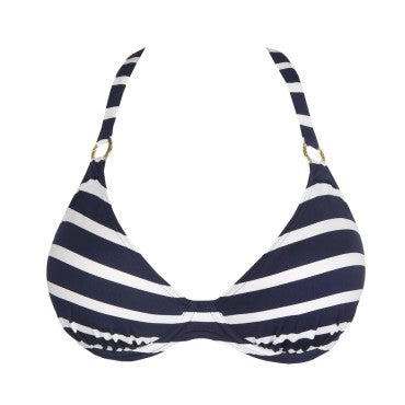 PrimaDonna Swim Nayarit vatteret bikinitop med bøjle dybt V water blue Blå 11