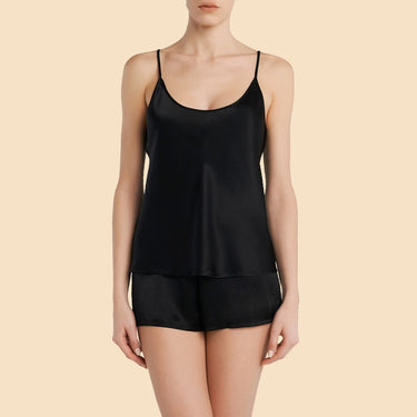 La Perla La Perla silke top- og shortssæt black Sort 5
