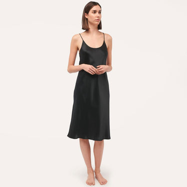 La Perla La Perla silkekjole mellem black Sort 1
