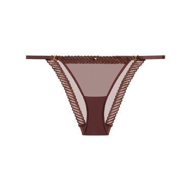 Aubade Sheer Emotion Mini Coeur lav trusse sepia Brun 5