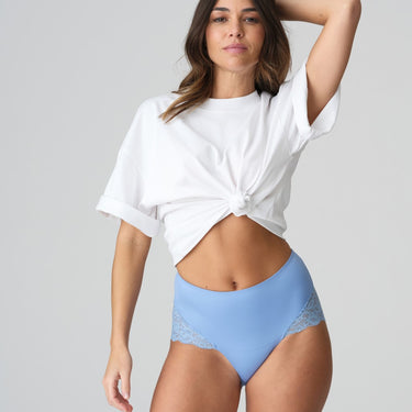 Marie Jo Color Studio blonde høj talje trusse santorini blue Blå 4