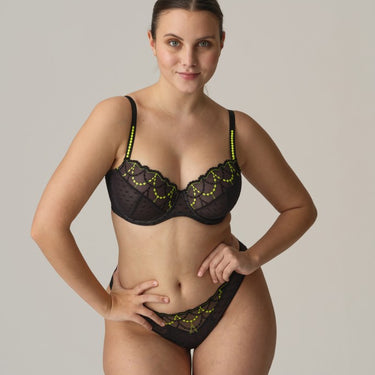 PrimaDonna Twist Tepito klassisk trusse dark glow sort gul 4