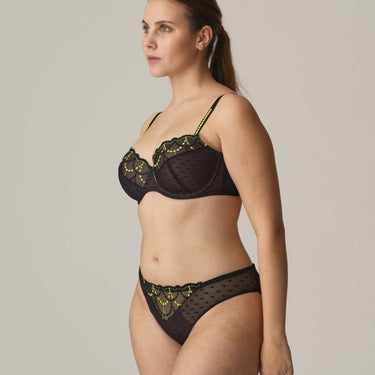 PrimaDonna Twist Tepito klassisk trusse dark glow sort gul 5