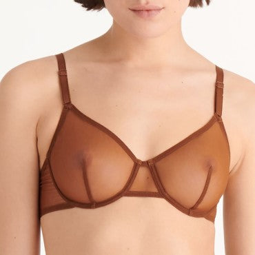 ERES Tulle EDEN bh fuld skål marmotte Brun 1
