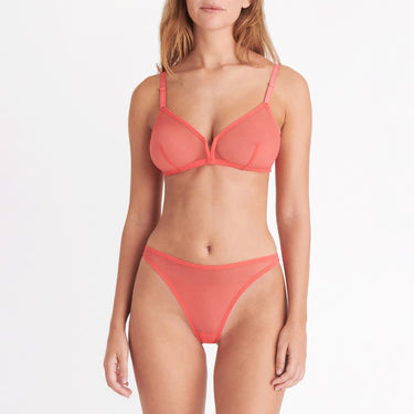 ERES Tulle PROVIDENCE bh uden bøjle trekants bh mon coeur Lyserød 2