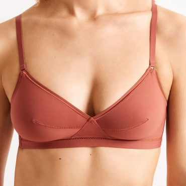 ERES Jersey Soyeux LYDIA SOYEUSE bh uden bøjle trekants bh poudre de soleil Brun 1