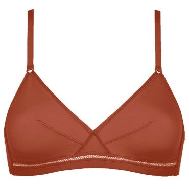 ERES Jersey Soyeux LYDIA SOYEUSE bh uden bøjle trekants bh poudre de soleil Brun 5