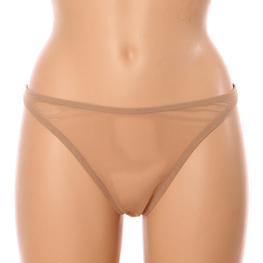 ERES Tulle PROMESSE tanga string trusse daim beige 1