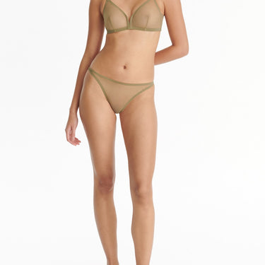 ERES Tulle PROMESSE tanga string trusse salicorne Grøn 4