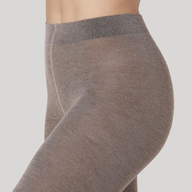 DEAR DENIER Simone Cashmere strømpebukser brown melange Brun 2