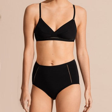 ERES Jersey Soyeux BRINA SOYEUSE høj talje trusse ultra Blå 2