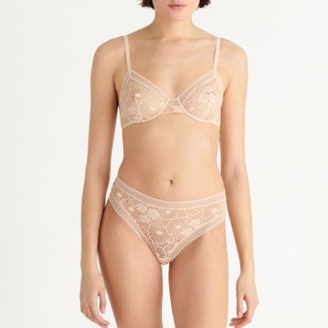 ERES Pollen TISANE tanga string rose petale Beige 2