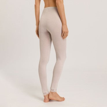 Hanro Woolen Lace leggings pumice Beige 2