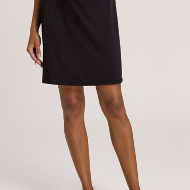 Hanro Satin Deluxe skørt black Sort 2