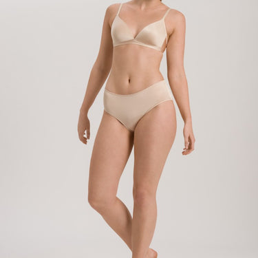 Hanro Satin Deluxe bh vatteret uden bøjle natural (skin) Hvid 4