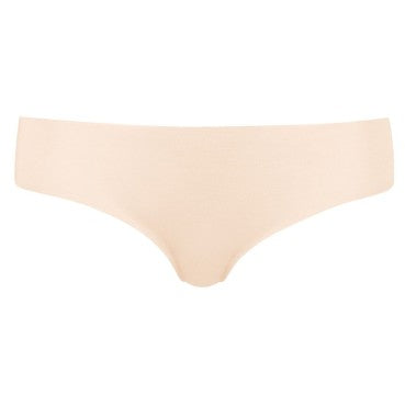 Hanro Invisible Cotton brasiliansk trusse sømløse trusser uden kanter powder Beige 4