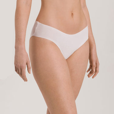 Hanro Invisible Cotton MIDI shorts trusse sømløse trusser uden kanter white Hvid 5