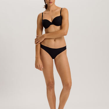 Hanro NY Invisible Cotton string sømløse trusser uden kanter black Sort 4