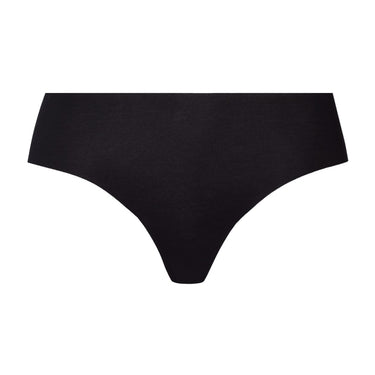 Hanro NY Invisible Cotton MIDI klassisk rio trusse sømløse trusser uden kanter black Sort 5