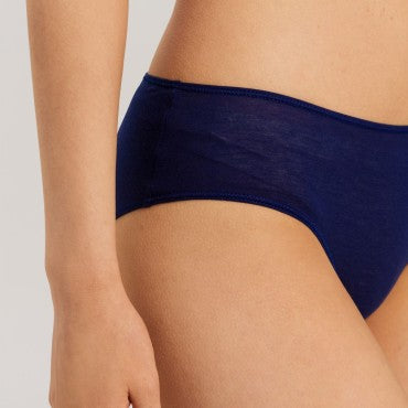 Hanro Ultralight MIDI klassisk rio trusse bomuld beacon blue BlÄ 4