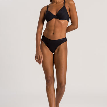 Hanro Cotton Sensation bh med bøjle black Sort 4
