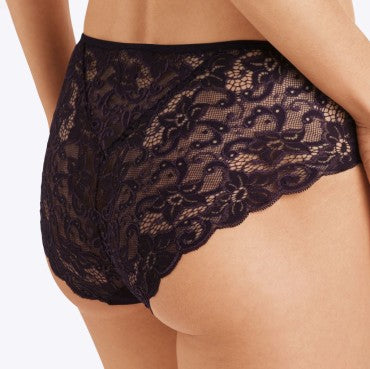 Hanro Moments Midi italiensk trusse black Sort 2