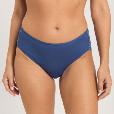 Hanro Moments Midi italiensk trusse true navy 1