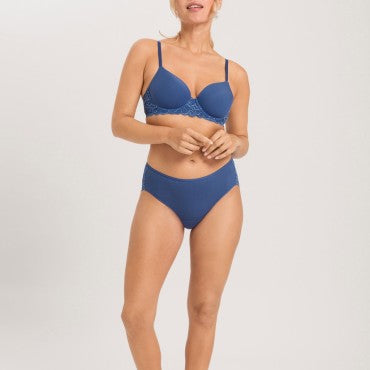 Hanro Moments Midi italiensk trusse true navy 3
