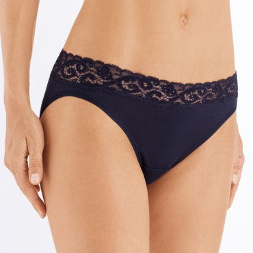 Hanro Moments MINI klassisk rio trusse black Sort 1