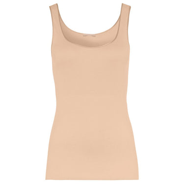 Hanro Cotton Seamless tank top bomuld beige Beige 5