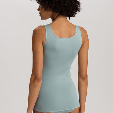 Hanro Cotton Seamless tank top bomuld tourmaline bl BlÄ 4