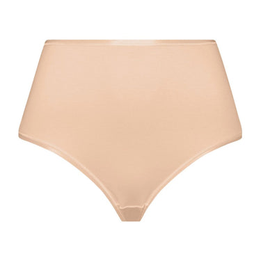 Hanro Cotton Seamless MAXI høj talje trusse bomuld beige Beige 5