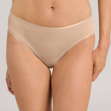 Hanro Cotton Seamless MIDI klassisk rio trusse beige Beige 1