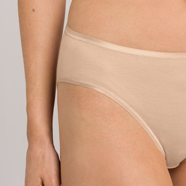 Hanro Cotton Seamless MIDI klassisk rio trusse beige Beige 2