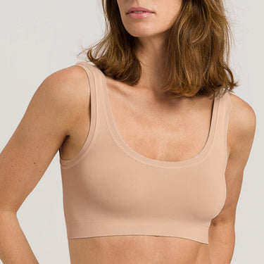 Hanro Touch Feeling bh crop top beige Beige 1