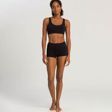 Hanro Touch Feeling bh crop top black Sort 5
