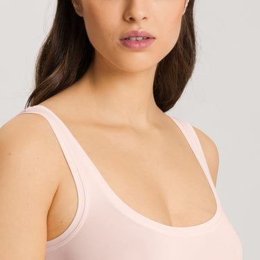 Hanro Touch Feeling bh crop top rose cream Lyserød 4